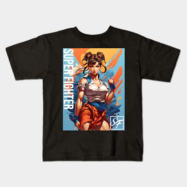 Super Fighter CL Kids T-Shirt by UB design